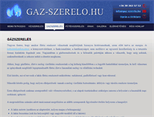 Tablet Screenshot of gaz-szerelo.hu